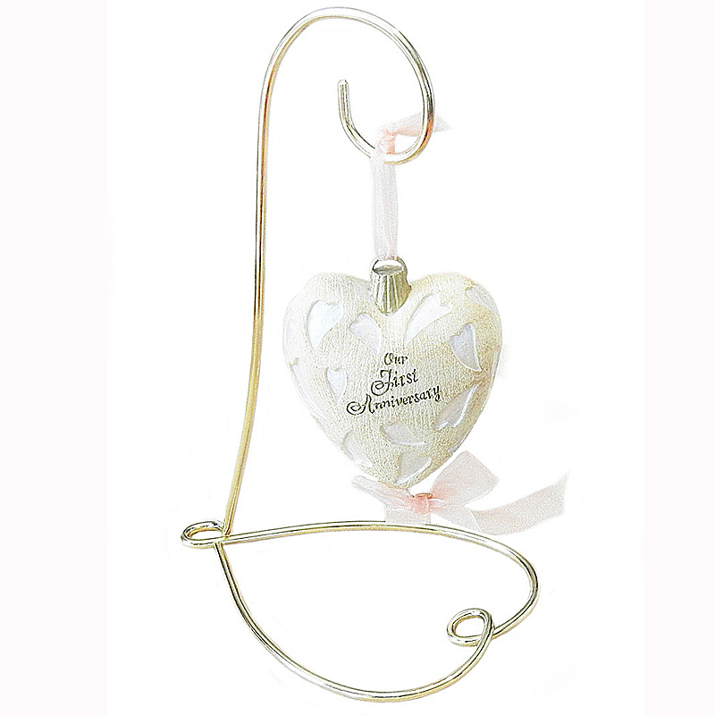1st Anniversary Gift Ornamentv