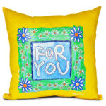 For You Glow-in-the-dark Pillow 12"x12" +$25.95