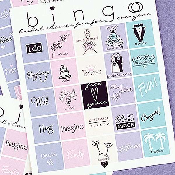 Accessories - Bridal Shower Bingo