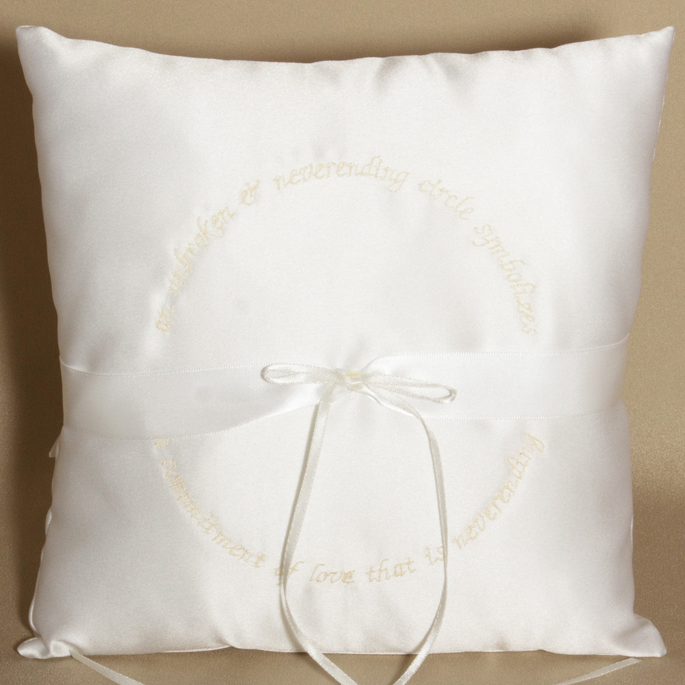 Ivory Verse Wedding Ring Bearer