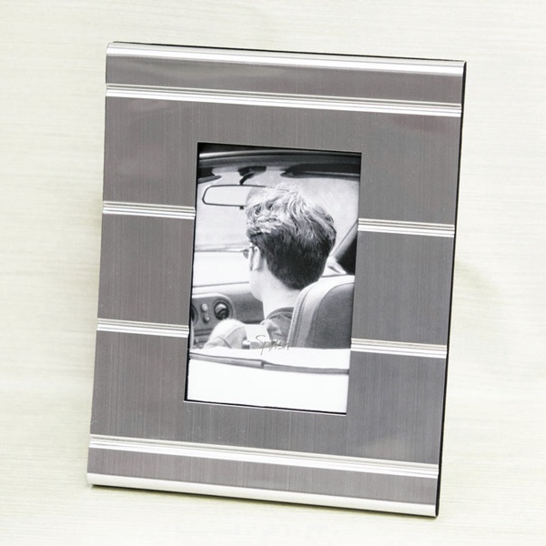 Silver Beveled Table Frame
