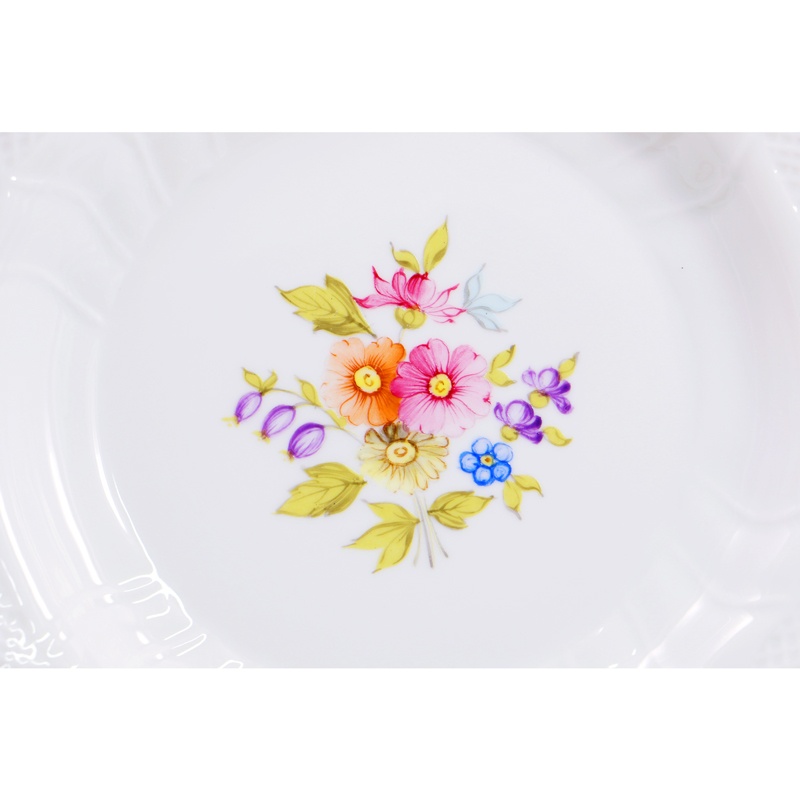 Alba Regia Oblong Cake Set Hand Painted - 21 Carat Gold - Image 2
