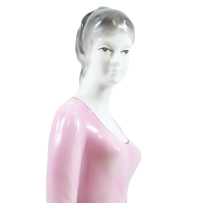 Reading Lady Porcelain Figurine - Image 4