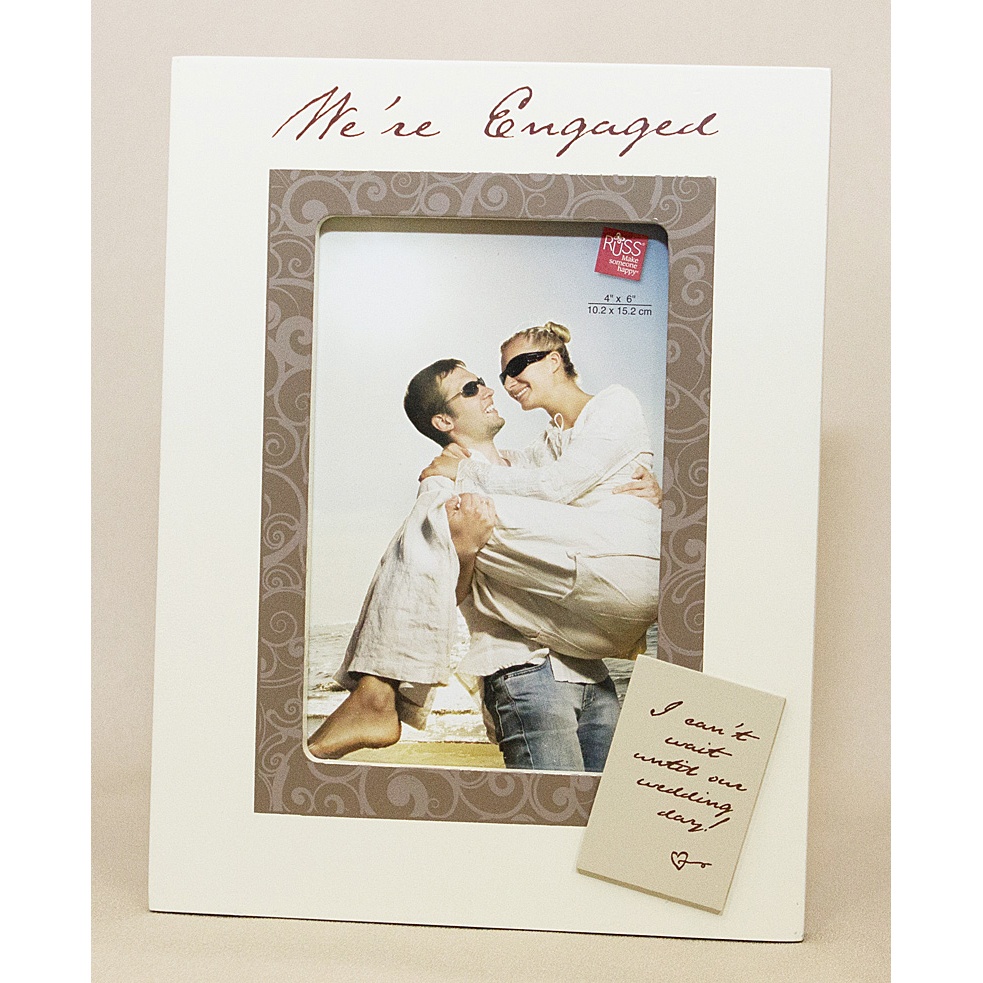 We Are Engaged Photo Frame