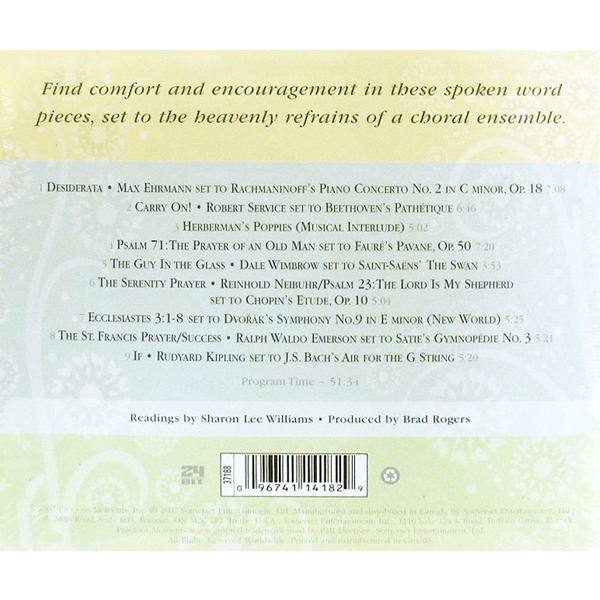 Precious Moments Inspirations Music CD - Inspirations poems and psalms - Image 2