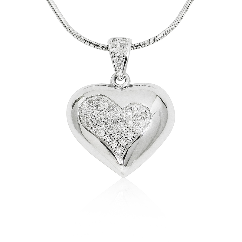 Sterling Silver Heart Necklace