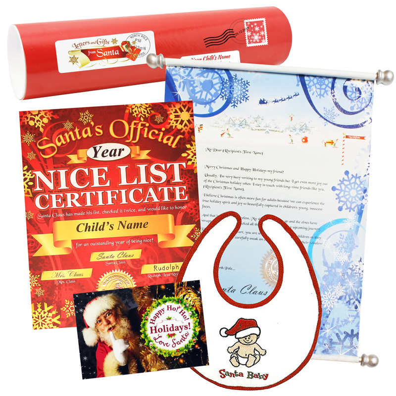 Baby's First Christmas Santa Letter and Scroll from Santa Claus - Image 3