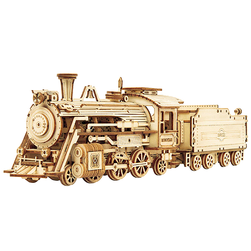 steam engine puzzle 3D