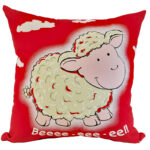 sheep Glow Pillow 12″x 12″ ass. color +$25.95