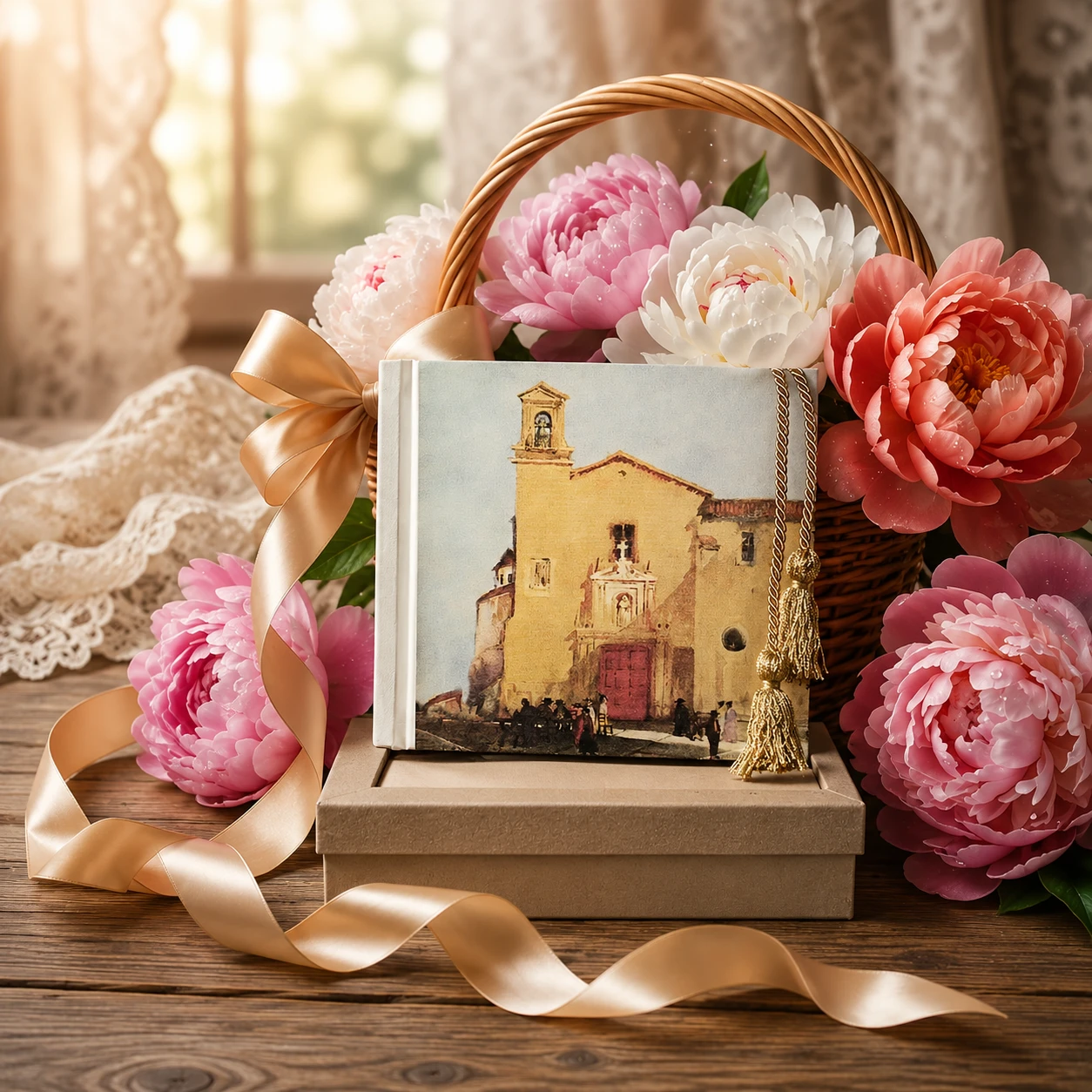 Church Photo Album in a window gift box