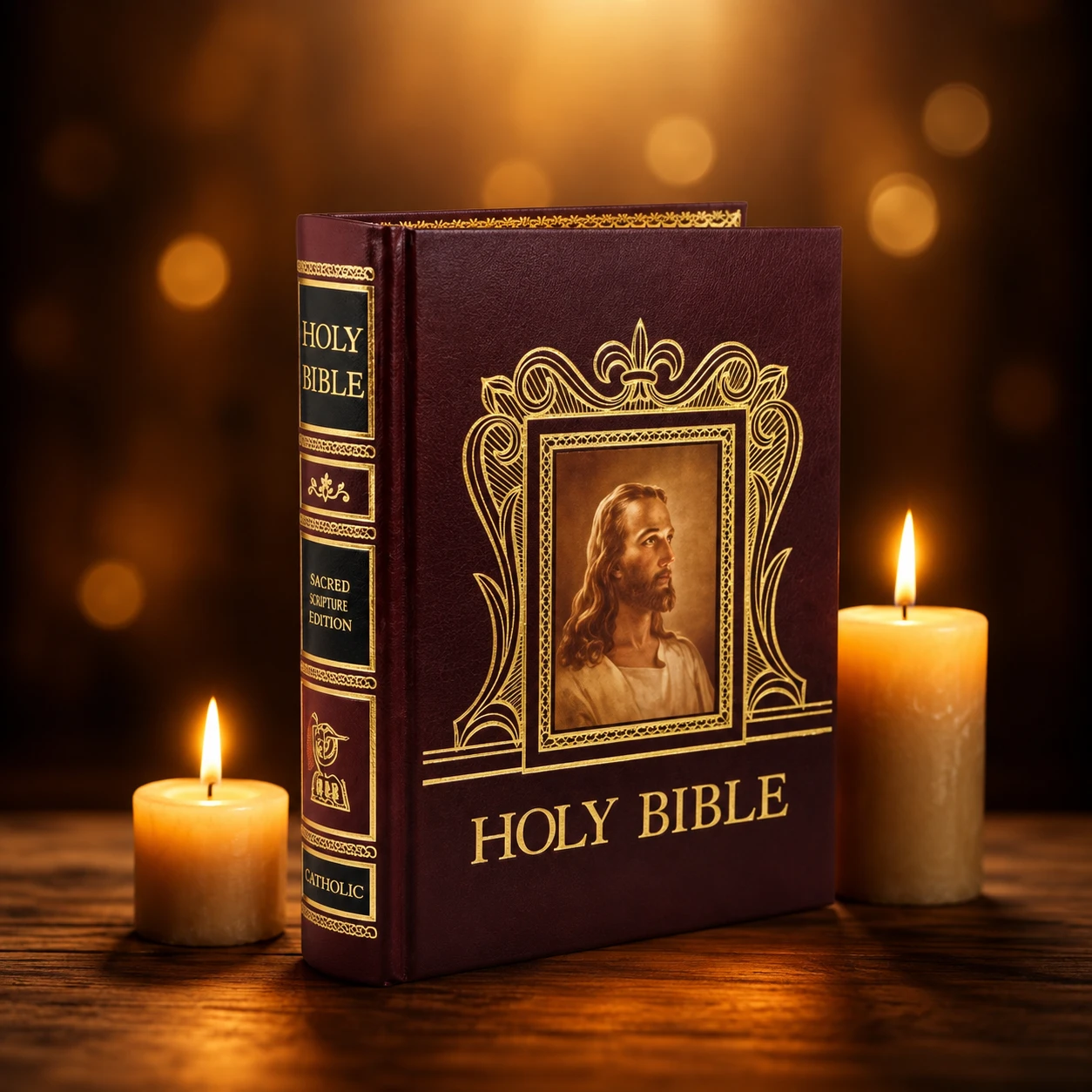 Deluxe Parish Edition Bible -Burgundy cover